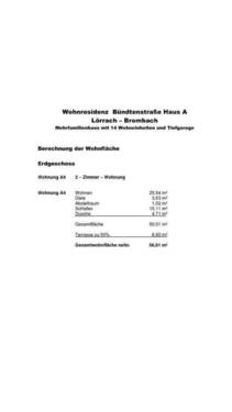 Wohnflächenberechnung - 
