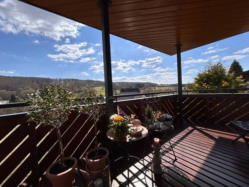 Blick vom Balkon - 
