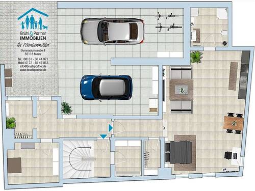 EG mit Einliegerwohnung - 