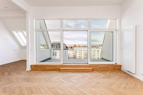 Blick auf die Dachterrasse - 