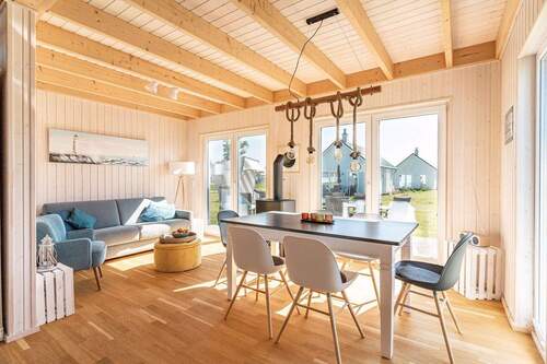 Wohnzimmer - Ferienhaus im Ostsee-Resort Olpenitz - in unmittelbarer Strandnähe