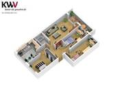 3 D Grundriss - 4 Zimmer Etagenwohnung in Olbersdorf