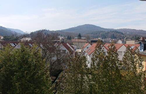 Fernsicht Dachterrasse - 'Stadthaus' im Zentrum (West) Baden-Baden