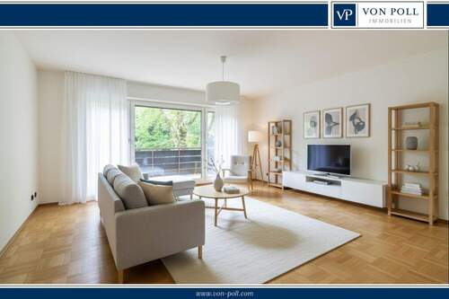 Titelbild - Zentrale 4-Zi-ETW mit 2 Bädern & Balkon , 109?m², barrierearm Wohnkomfort im Duisburger Dellviertel