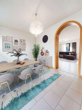 Animation Esszimmer nach Renovierung - 