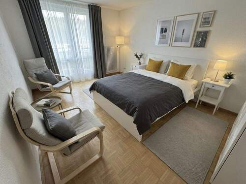 Schlafzimmer - Freie 3-Zimmerwohnung mit Balkon und zwei Stellplätzen in Gundelfingen