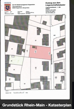 Katasterplan - 