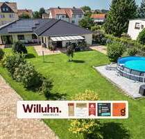 Einzigartiges Einfamilienhaus, ebenerdig | großzügiges Grundstück | Pool | Erdwärme - Löbnitz