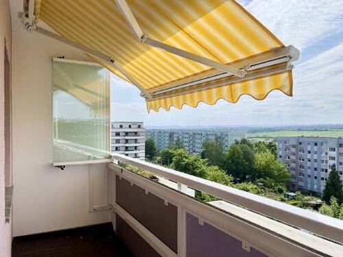 Blick in die Sächsische Schweiz - Treppensteigen lohnt sich ... für diesen Fernblick!