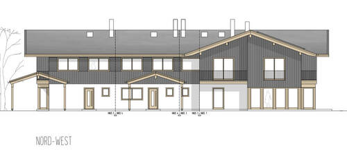 Ansicht_Nord-West - Einfamilienhaus mit 147,30 m² in Schliersee / Neuhaus zum Kaufen