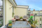 Terrasse mit Markisenanlage - 
