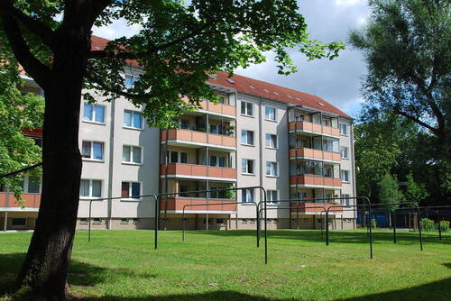 Rückansicht - Schicke 3-Raum-Wohnung in ruhiger Wohnlage