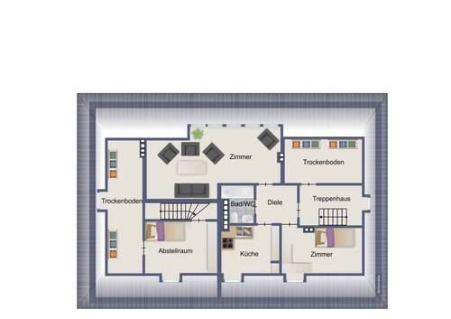 Plan Dachgeschoß - 
