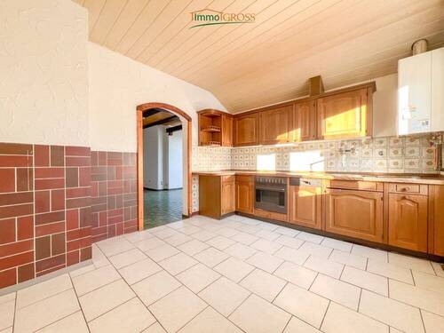 Küche und Essbereich mit nostalgischem Flair - Etagenwohnung mit 75,00 m² in Lörrach zum Kaufen