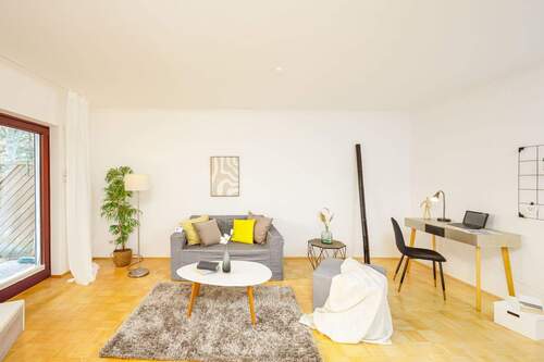 Wohnzimmer - Etagenwohnung mit 56,70 m&sup2; in Rellingen zum Kaufen