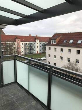 Balkon und Ausblick - 