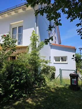 Gartenseite - Sehr exklusive Doppelhaushälfte in Garching - Modernes Juwel zwischen Forschung und Natur