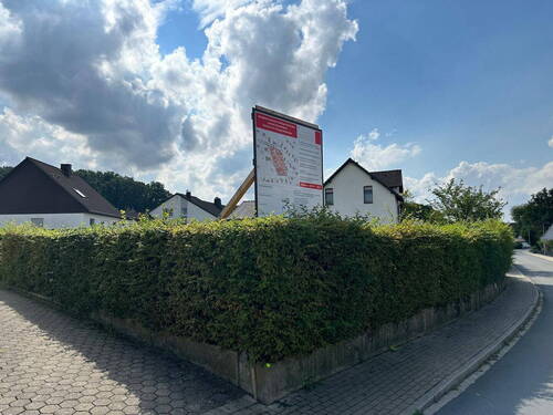 Ansicht Halinger Dorfstraße - Grundstück in Menden