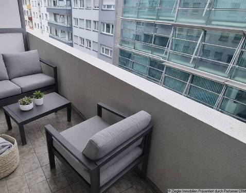 04 Balkon 2 - Etagenwohnung mit 133,80 m&sup2; in Mannheim zum Kaufen