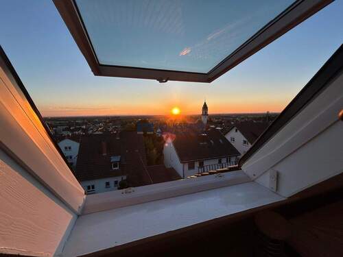Ausblick auf den Kirchenturm (Dachspitz) - 