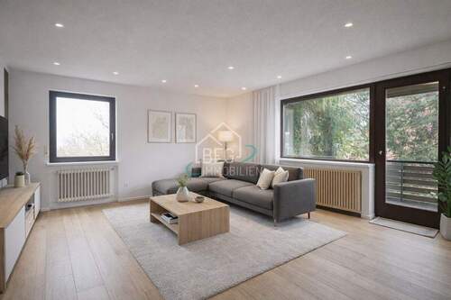 virtuell möbliertes Wohnzimmer OG - 