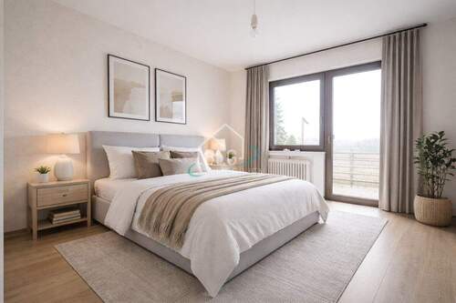 virtuell möbliertes Schlafzimmer OG - 