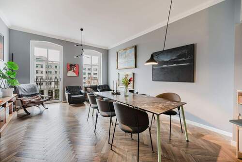 Wohnzimmer - 3 Zimmer Etagenwohnung zum Kaufen in Berlin