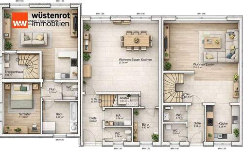 Wählen Sie Ihren Favorit im Erdgeschoss - 