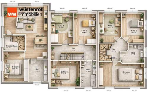 Wählen Sie Ihren Favorit im Obergeschoss - 