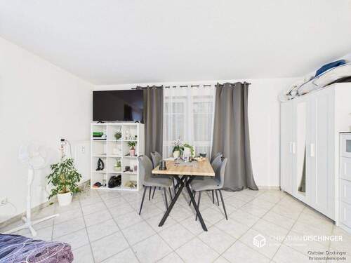 Wohn- und Schlafbereich / Küche - 1 Zimmer Etagenwohnung zum Kaufen in Nittendorf