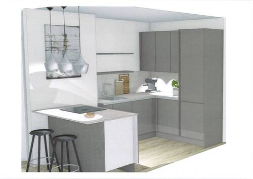 Visualisierung EBK - Etagenwohnung mit 108,50 m&sup2; in Lüneburg zur Miete