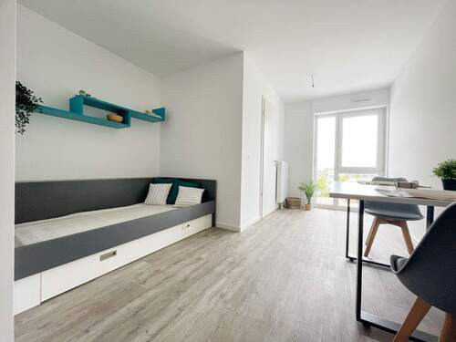 Schlafnische.jpg - 1 Zimmer Etagenwohnung zur Miete in Augsburg