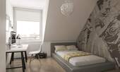 Arbeits/Schlafzimmer - 