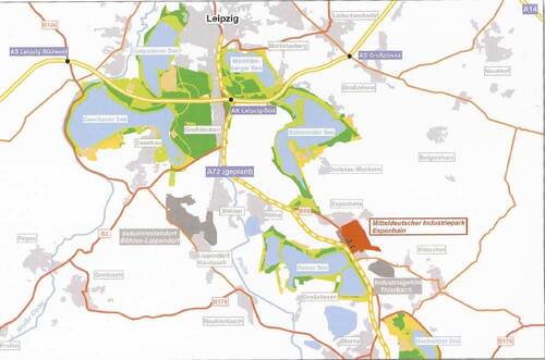 Lageplan - Halle in Rötha zur Miete