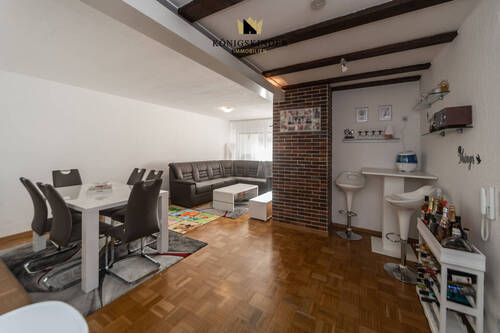 Wohn-/Essbereich - Etagenwohnung mit 91,90 m&sup2; in Plüderhausen zum Kaufen