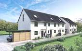 unverb. Illustration Eingangsansicht - 5 Zimmer Reihenendhaus in Leinfelden-Echterdingen
