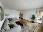 Wohnzimmer ki generiert - Geräumige 2-Zimmer-Wohnung mit Balkon