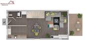 DG 3 ohne Giebelfenster - 