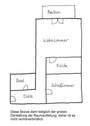 Skizze zur Raumaufteilung - 