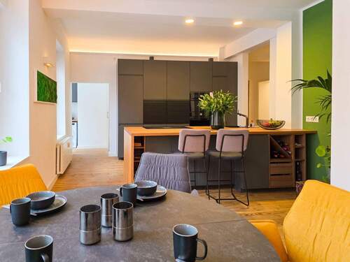 Blick in die Küche - 3 Zimmer Einfamilienhaus in Leipzig