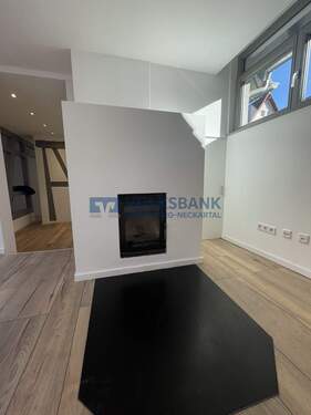 Kaminofen im Wohnzimmer - 