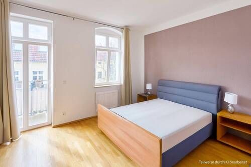 Zimmer zum Innenhof - 3 Zimmer Etagenwohnung in Berlin