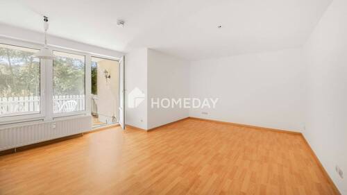 Wohnzimmer 2 - 1 Zimmer Terrassenwohnung in Rostock