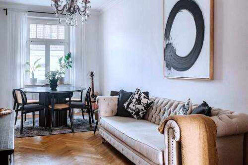 Wohnzimmer - Etagenwohnung mit 87,00 m&sup2; in Leipzig zum Kaufen