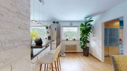 Koch-Essbereich - Etagenwohnung mit 125,60 m&sup2; in Weingarten zum Kaufen