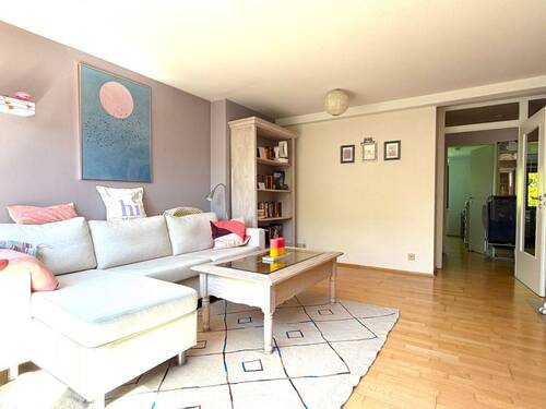 Wohnzimmer - Etagenwohnung mit 49,00 m&sup2; in Hamburg zum Kaufen