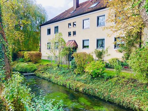 Blick auf Eingang & Pollnbach - 