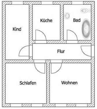 03 W3439.jpg - Etagenwohnung mit 68,00 m² in Riesa zur Miete