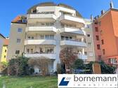 Hausansicht - Beliebte Nordstadtlage Maxfeld! Vermietete 2-Zi.-ETW mit SW-Balkon + TG-Duplexparker!