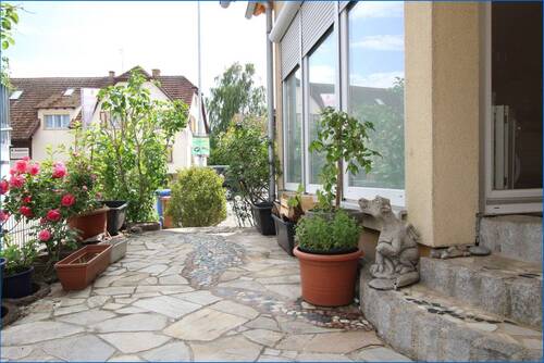 Terrasse - 6 Zimmer Mehrfamilienhaus, Wohnhaus in Moos